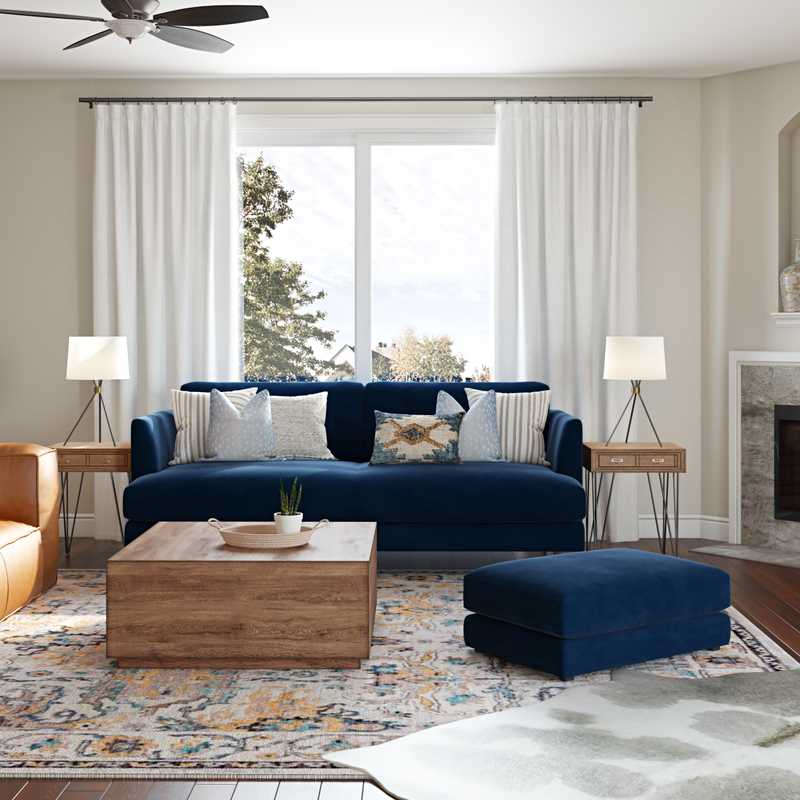 Contemporary, Classic, Traditional Living Room Design by Havenly Interior Designer Britney
