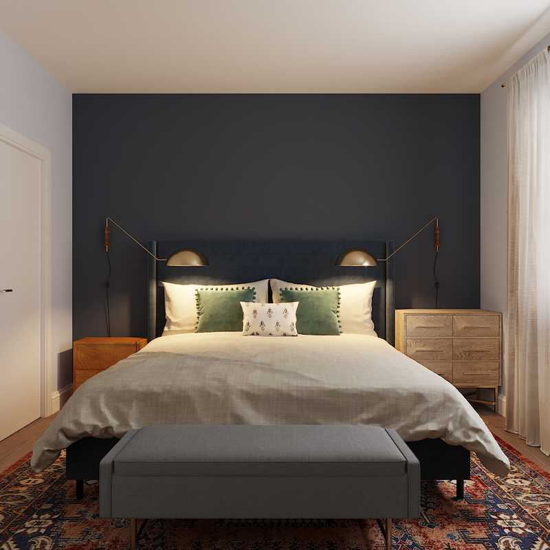 Modern, Midcentury Modern Bedroom Design by Havenly Interior Designer Michelle