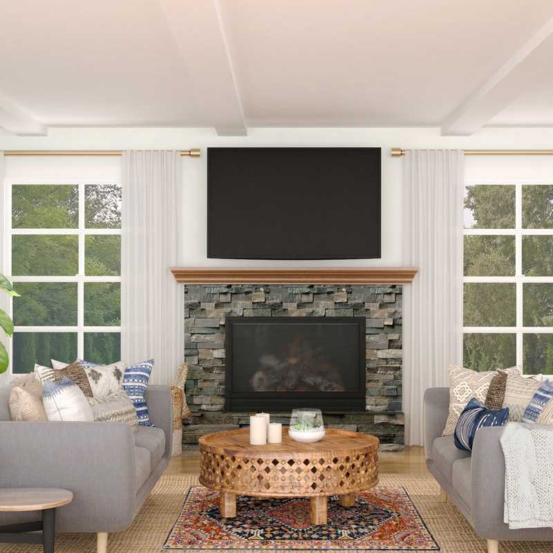 Eclectic, Bohemian, Global Other Design by Havenly Interior Designer Emily