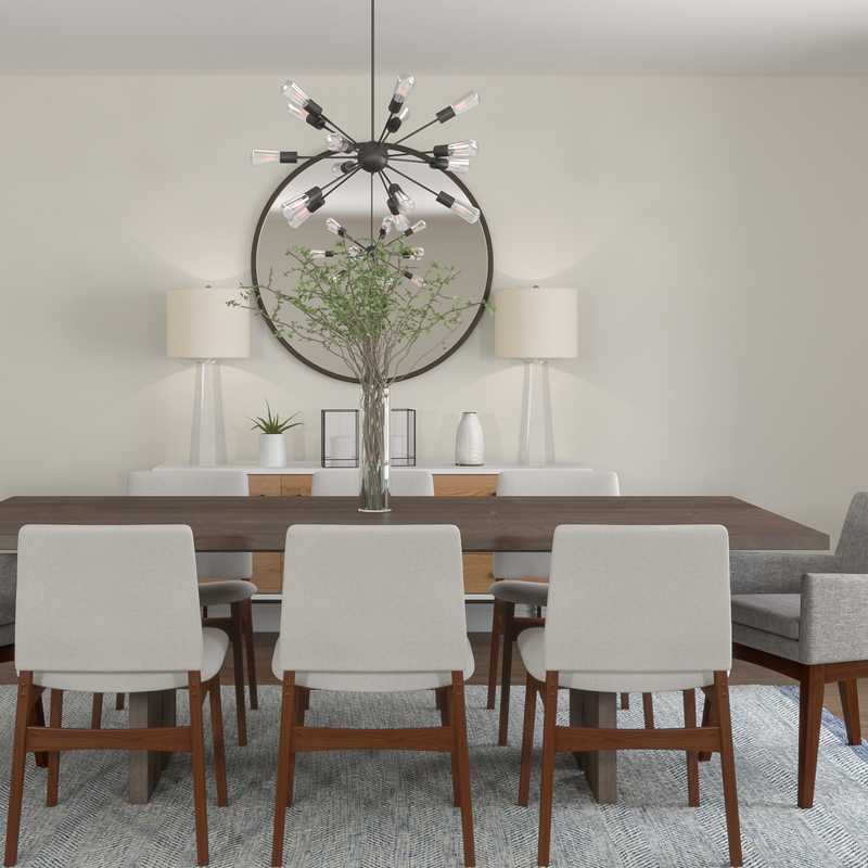 Modern Dining Room Design by Havenly Interior Designer Amy