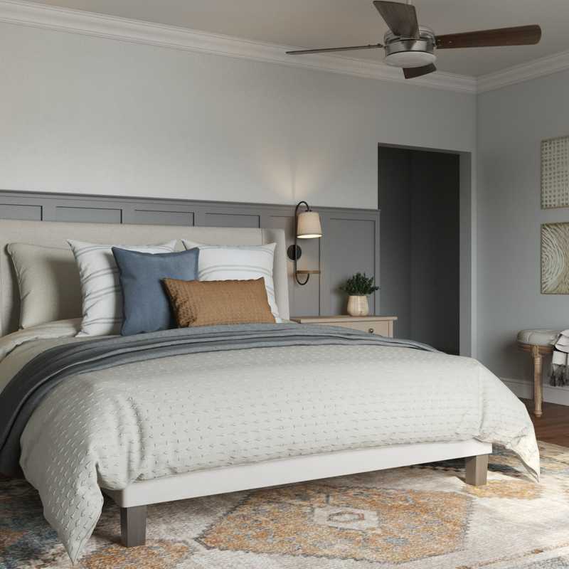 Modern, Minimal Bedroom Design by Havenly Interior Designer Jennifer