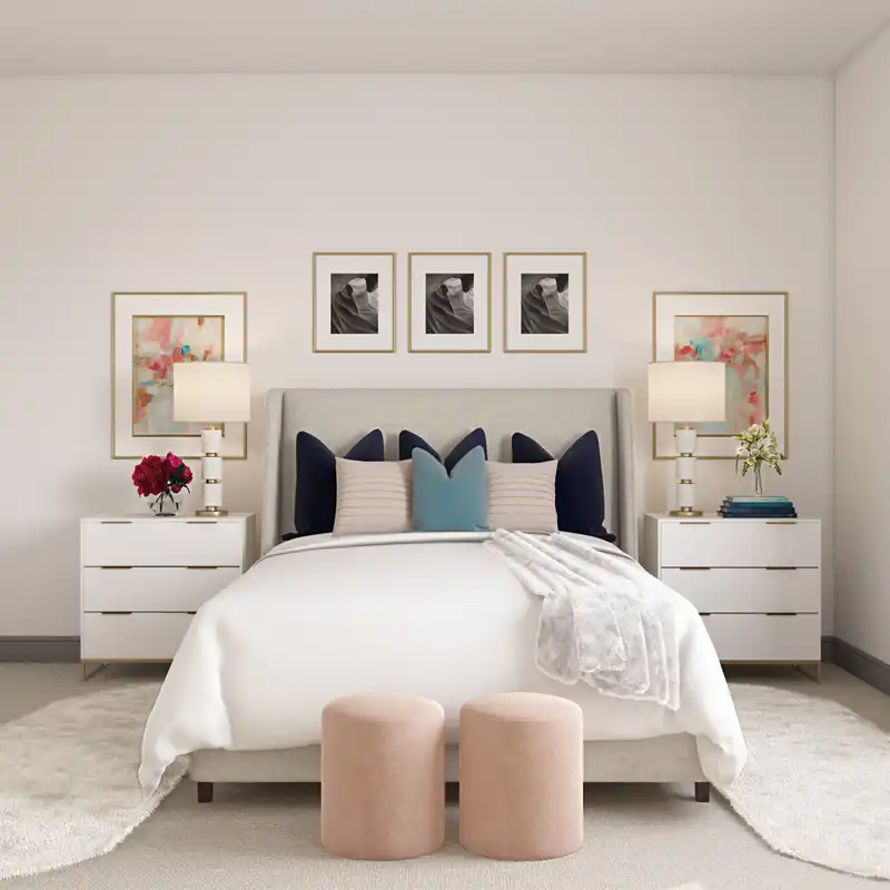 Glam Bedroom Design by Havenly Interior Designer Kelcy