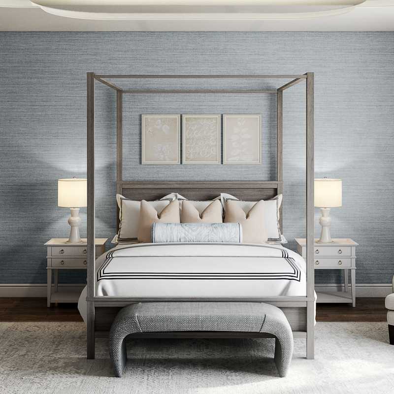 Classic, Coastal, Traditional, Transitional Bedroom Design by Havenly Interior Designer Lisa