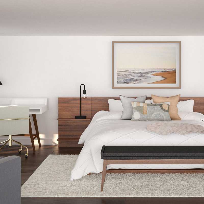 Transitional, Scandinavian Bedroom Design by Havenly Interior Designer Fiorella