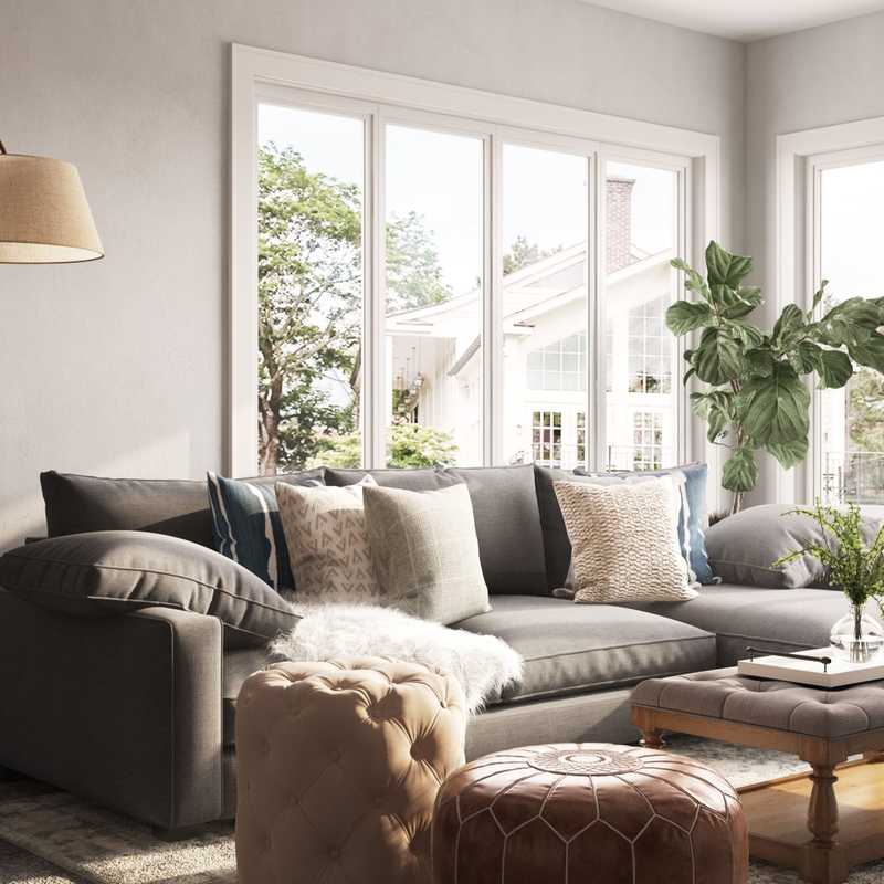 Traditional Living Room Design by Havenly Interior Designer Regina