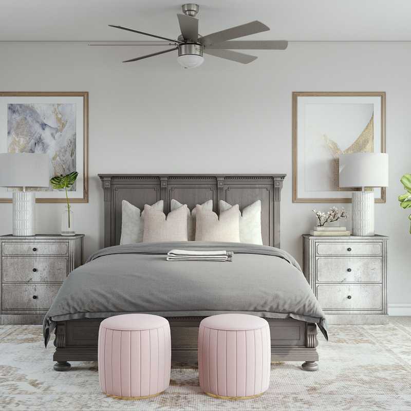 Modern, Classic, Glam Bedroom Design by Havenly Interior Designer Lilly