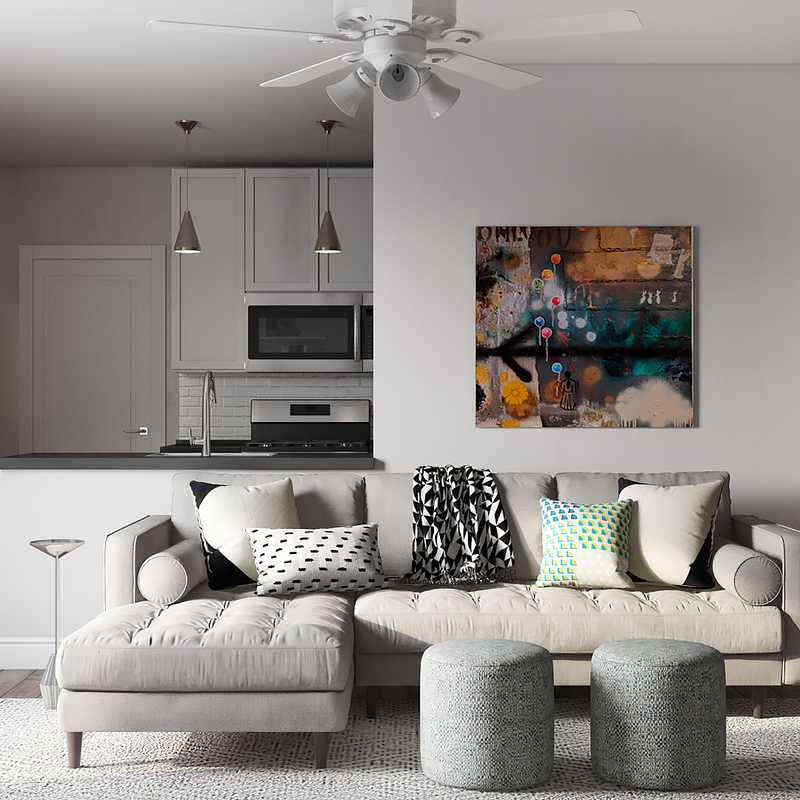 Classic Living Room Design by Havenly Interior Designer Laura