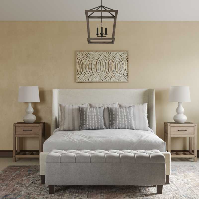 Classic, Midcentury Modern Bedroom Design by Havenly Interior Designer Nicole
