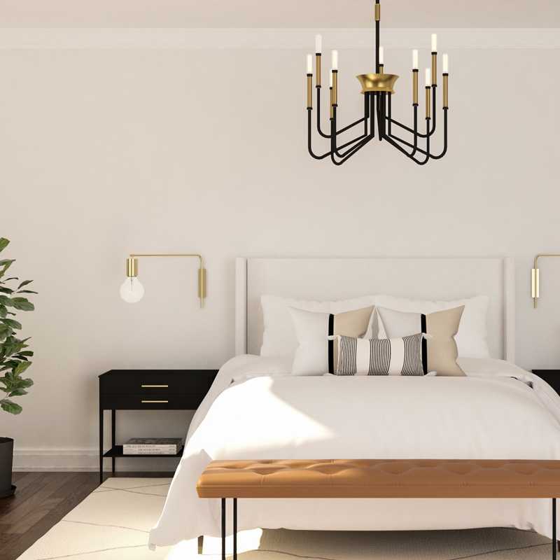 Modern, Glam, Transitional Bedroom Design by Havenly Interior Designer Katie