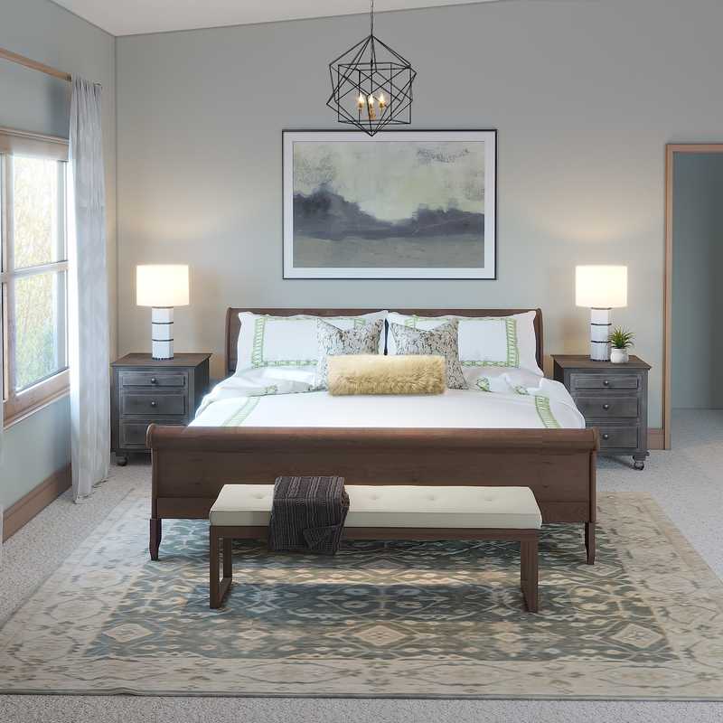Classic, Rustic Bedroom Design by Havenly Interior Designer Robyn