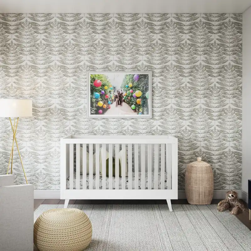 Contemporary, Bohemian Nursery Design by Havenly Interior Designer Lydia