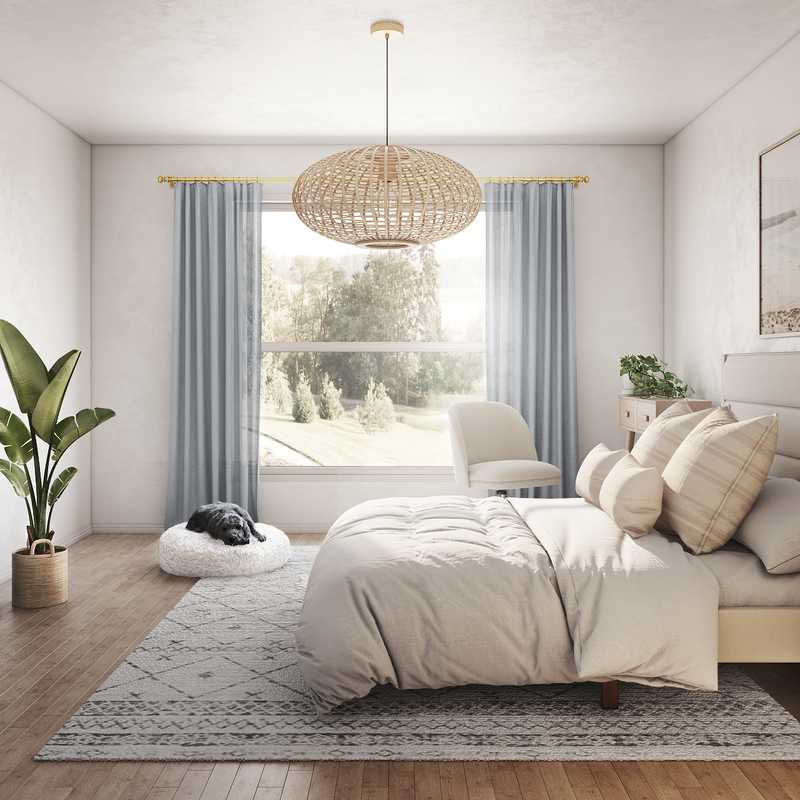 Modern, Bohemian, Scandinavian Living Room Design by Havenly Interior Designer Lilly