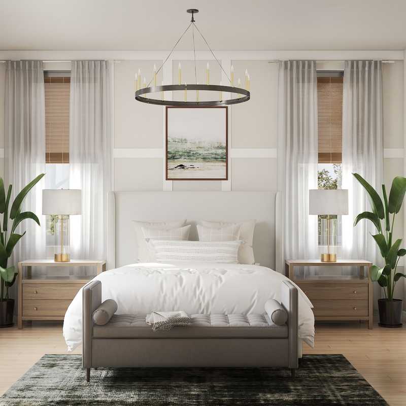 Industrial, Rustic Bedroom Design by Havenly Interior Designer Jessica