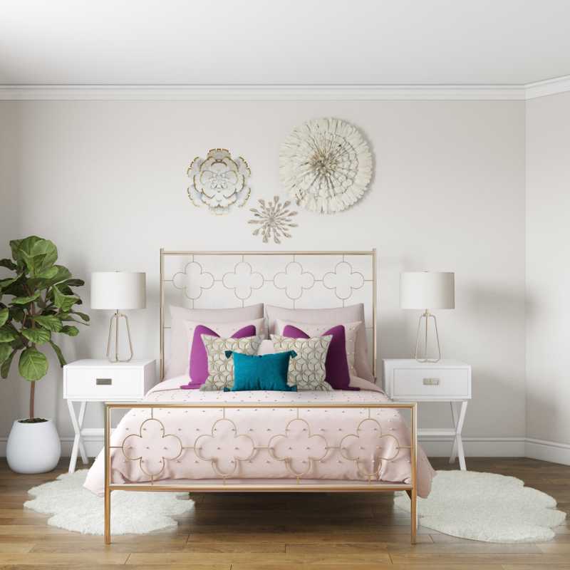 Bohemian, Glam Bedroom Design by Havenly Interior Designer Chanel