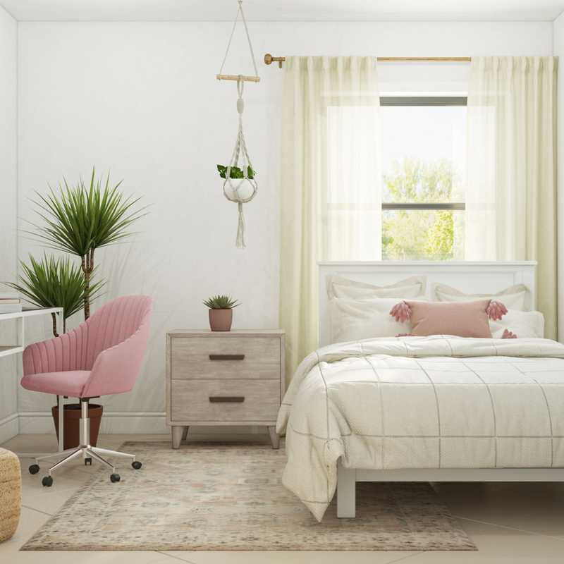 Bohemian Bedroom Design by Havenly Interior Designer Regina