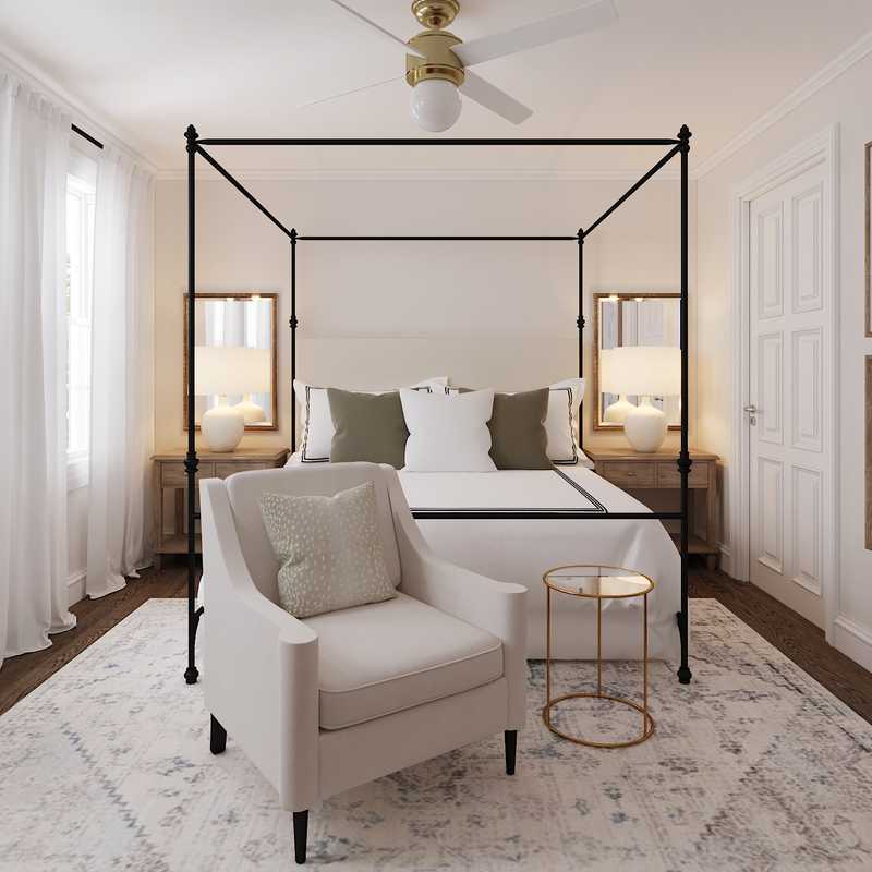 Classic, Farmhouse Bedroom Design by Havenly Interior Designer Paige
