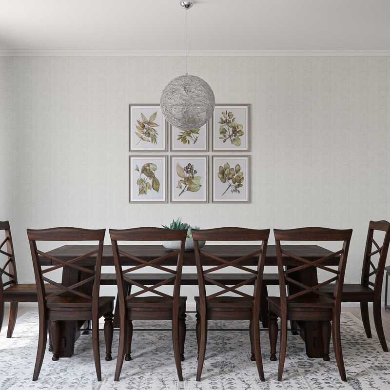 Farmhouse Dining Room Design by Havenly Interior Designer Austin