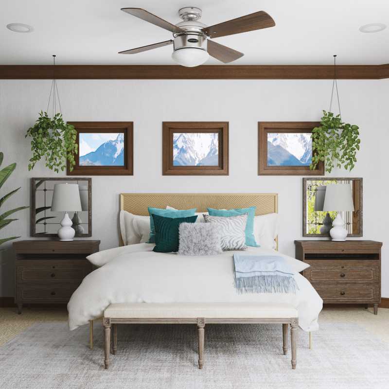Contemporary, Glam, Traditional, Transitional Bedroom Design by Havenly Interior Designer Britney