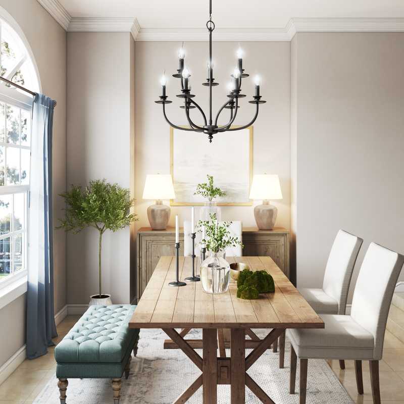 Farmhouse Dining Room Design by Havenly Interior Designer Shirley