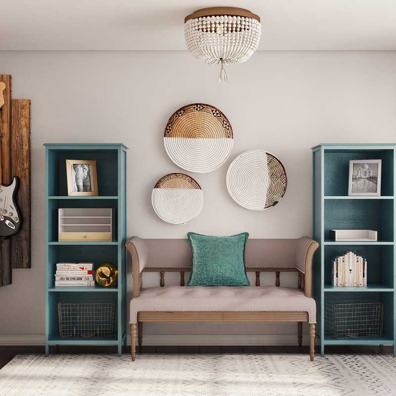 Farmhouse Office Design by Havenly Interior Designer Victoria