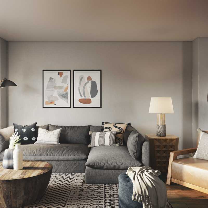 Contemporary, Scandinavian Living Room Design by Havenly Interior Designer Randi