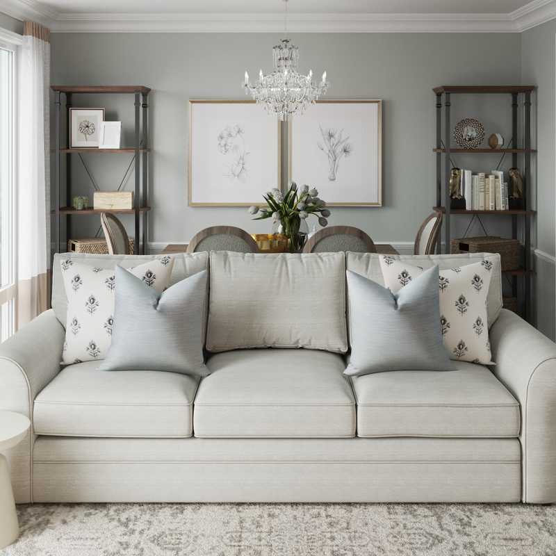 Classic Living Room Design by Havenly Interior Designer Sara