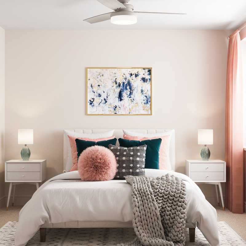 Modern, Glam Bedroom Design by Havenly Interior Designer Clare