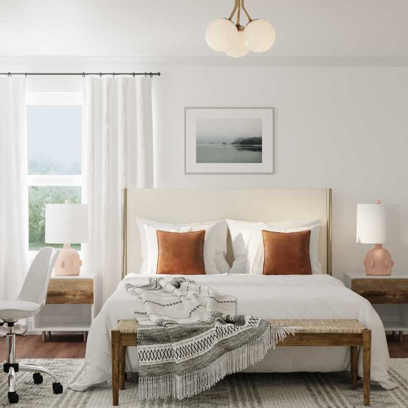 Eclectic, Bohemian Bedroom Design by Havenly Interior Designer Sarah