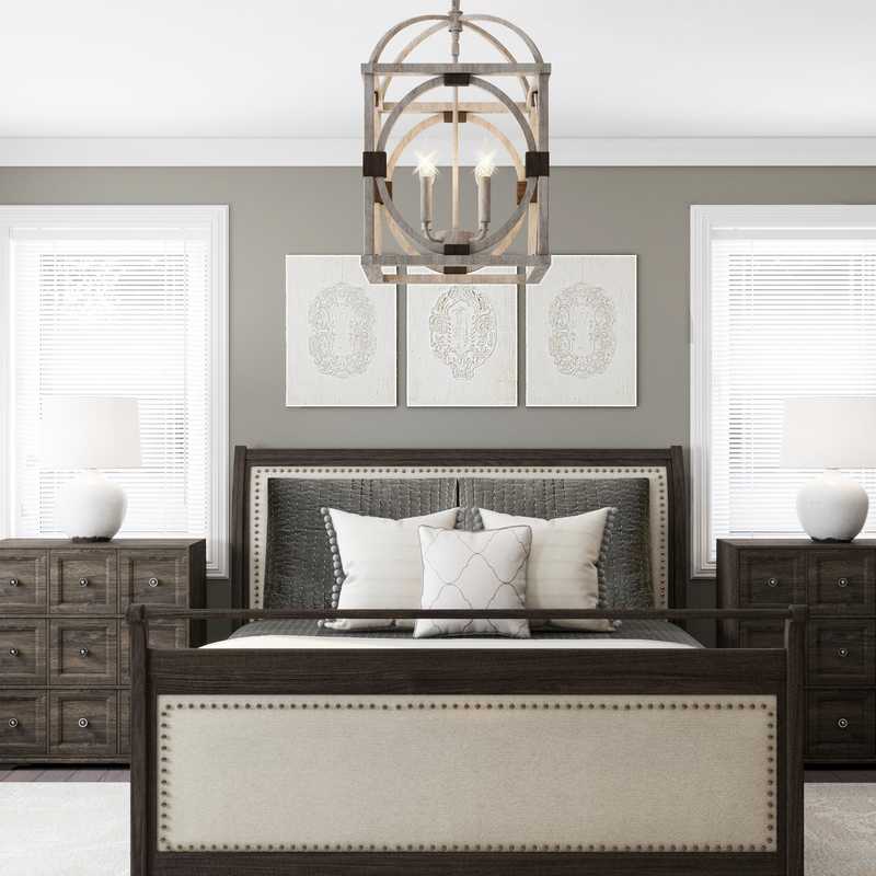 Traditional, Farmhouse Bedroom Design by Havenly Interior Designer Amber