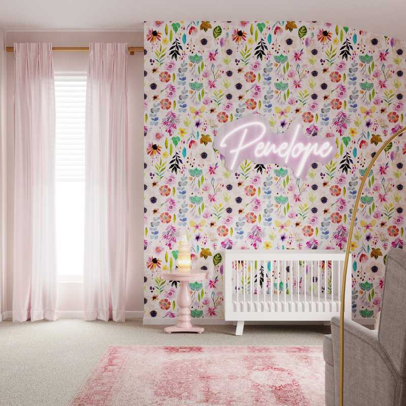 Glam Nursery Design by Havenly Interior Designer Dani