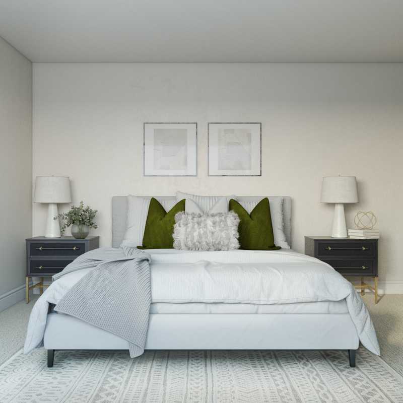 Contemporary Bedroom Design by Havenly Interior Designer Vivian