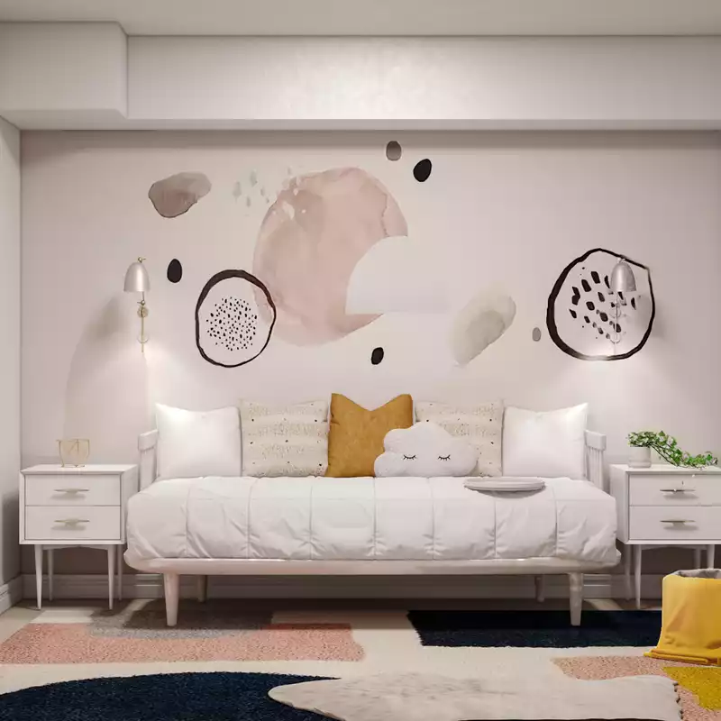 Modern, Glam Bedroom Design by Havenly Interior Designer Astrid