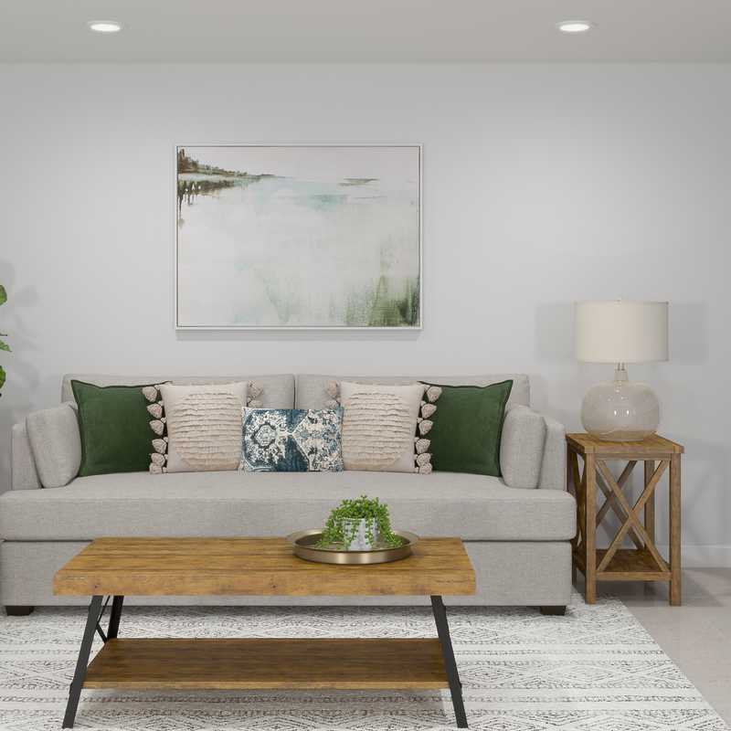 Modern, Minimal Living Room Design by Havenly Interior Designer Jillian