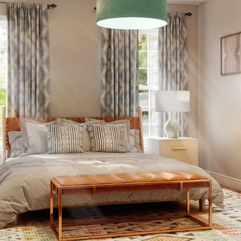 Bohemian Bedroom Design by Havenly Interior Designer Alison