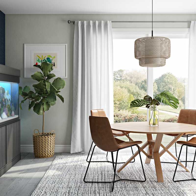 Contemporary, Classic, Farmhouse, Midcentury Modern Dining Room Design by Havenly Interior Designer Amanda