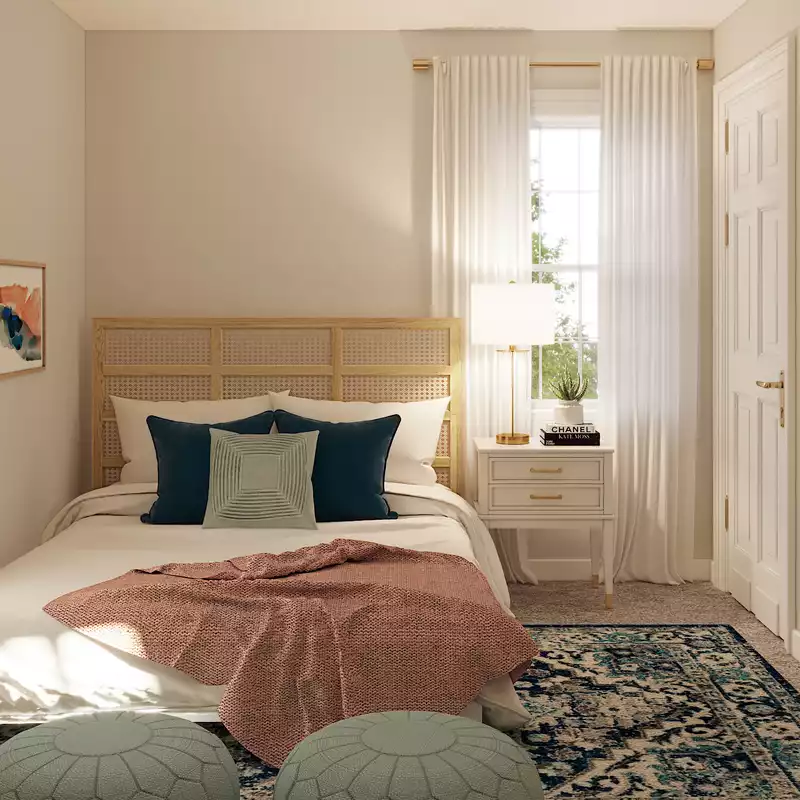 Modern, Coastal Bedroom Design by Havenly Interior Designer Emily