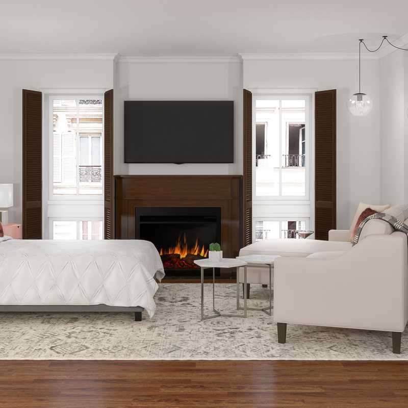 Modern, Classic, Glam Living Room Design by Havenly Interior Designer Robyn