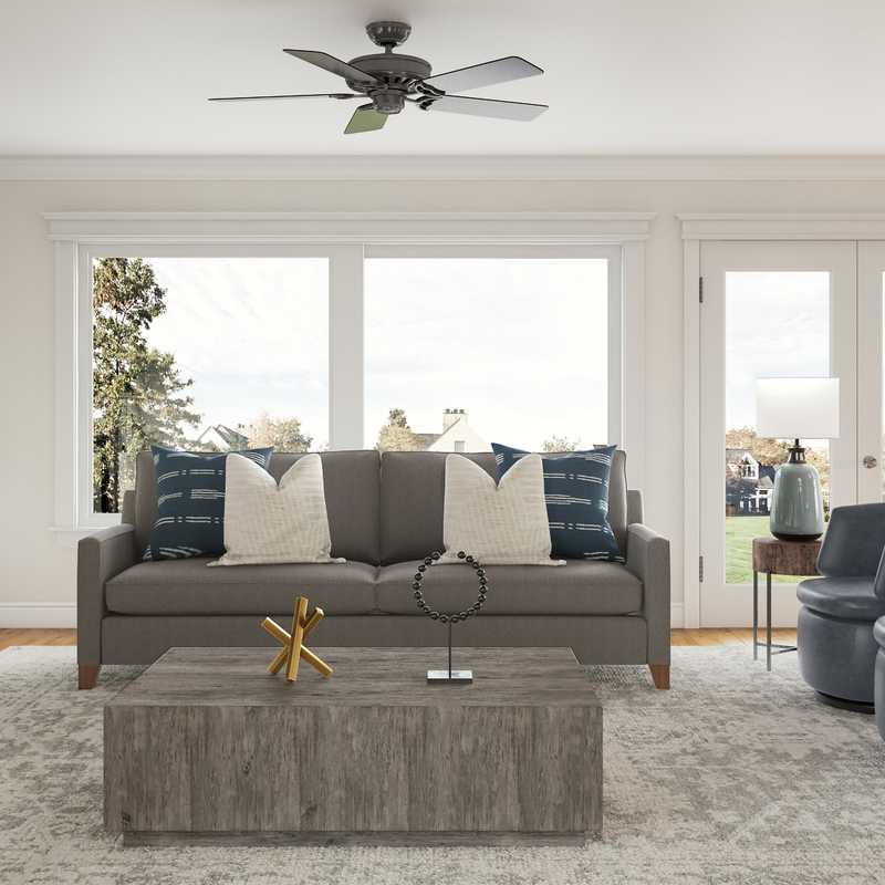 Modern, Glam Living Room Design by Havenly Interior Designer Taylor