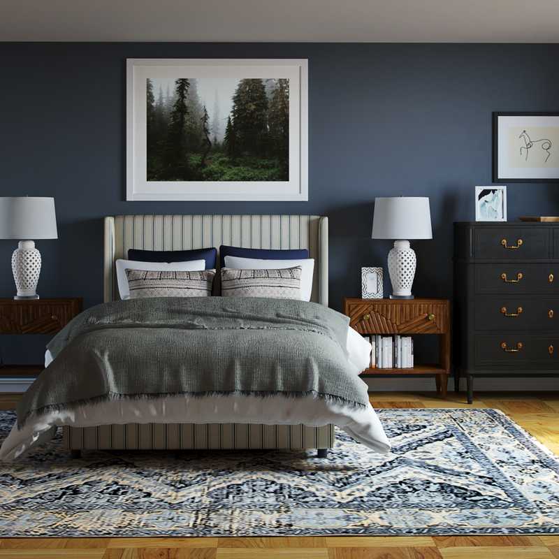 Eclectic, Traditional Bedroom Design by Havenly Interior Designer Natalie
