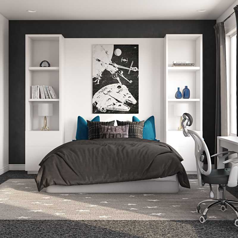 Modern Bedroom Design by Havenly Interior Designer Karen