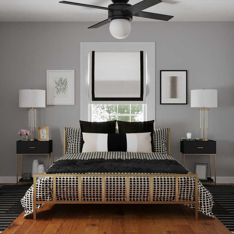 Eclectic, Glam Bedroom Design by Havenly Interior Designer Hannah