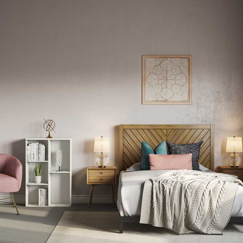 Bohemian, Global Bedroom Design by Havenly Interior Designer Legacy