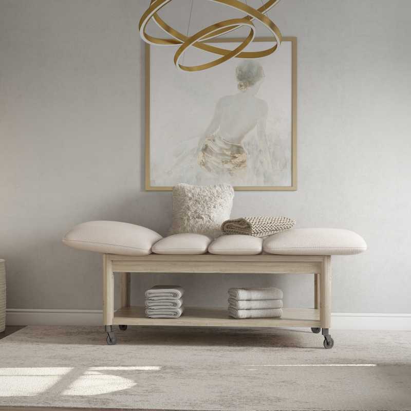 Contemporary, Glam Living Room Design by Havenly Interior Designer Denise