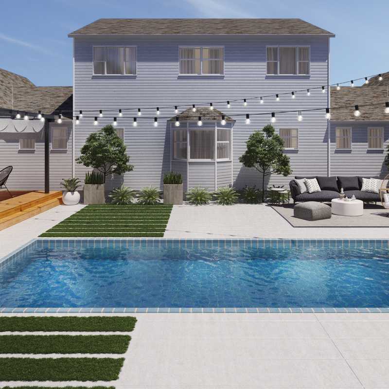 Modern, Minimal Outdoor Space Design by Havenly Interior Designer Karen