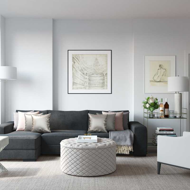 Living Room Design by Havenly Interior Designer Vivian