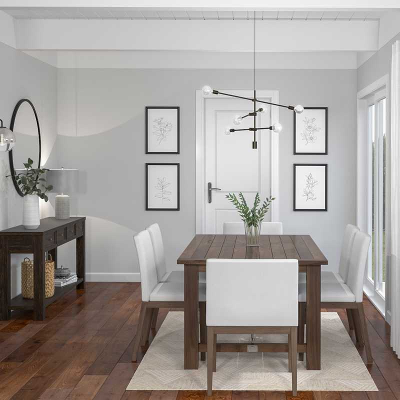 Contemporary, Classic Dining Room Design by Havenly Interior Designer Kelsey