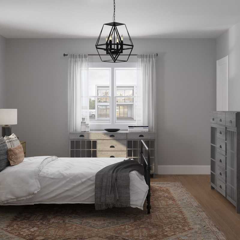 Contemporary, Bohemian Bedroom Design by Havenly Interior Designer Keri
