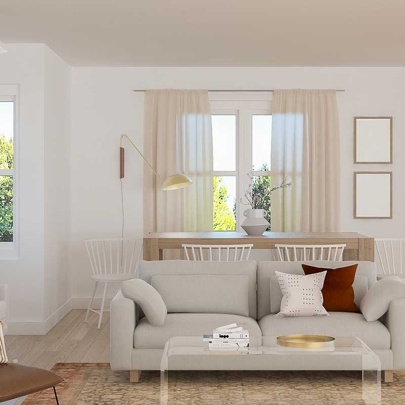 Eclectic, Bohemian, Scandinavian Living Room Design by Havenly Interior Designer Sarah