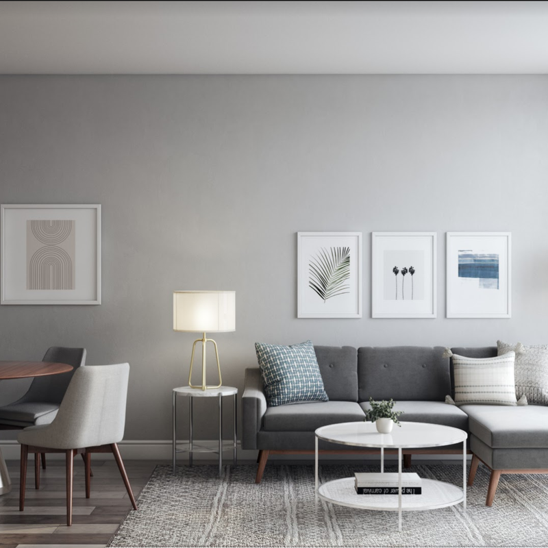 Modern, Scandinavian Living Room Design by Havenly Interior Designer Jessie