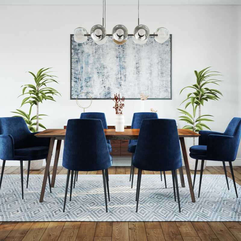 Modern, Scandinavian Dining Room Design by Havenly Interior Designer Paulina
